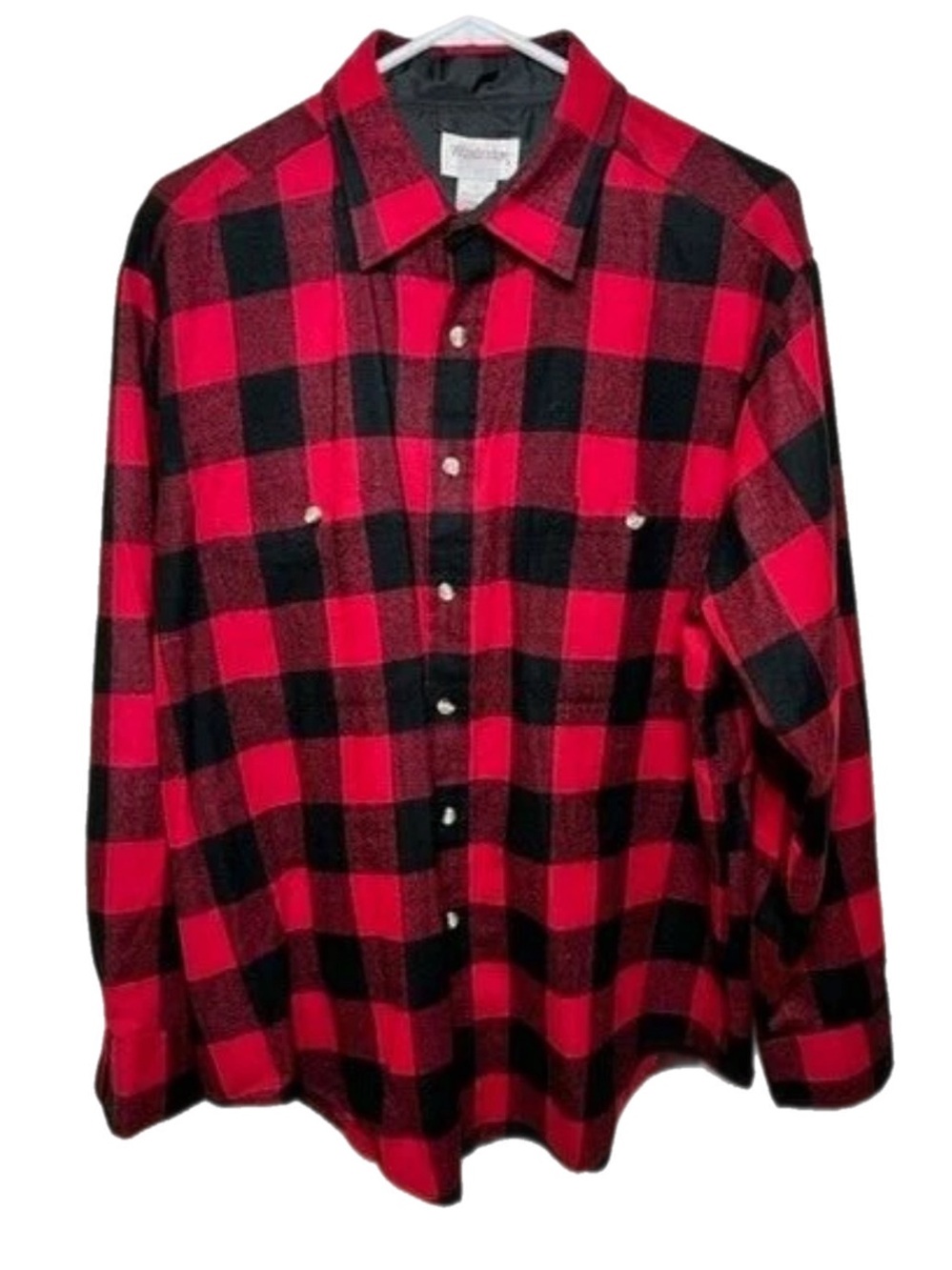 Windridge Flannel Shirt Buffalo Plaid Long Slv Outdoor Layer Fall Camping Large